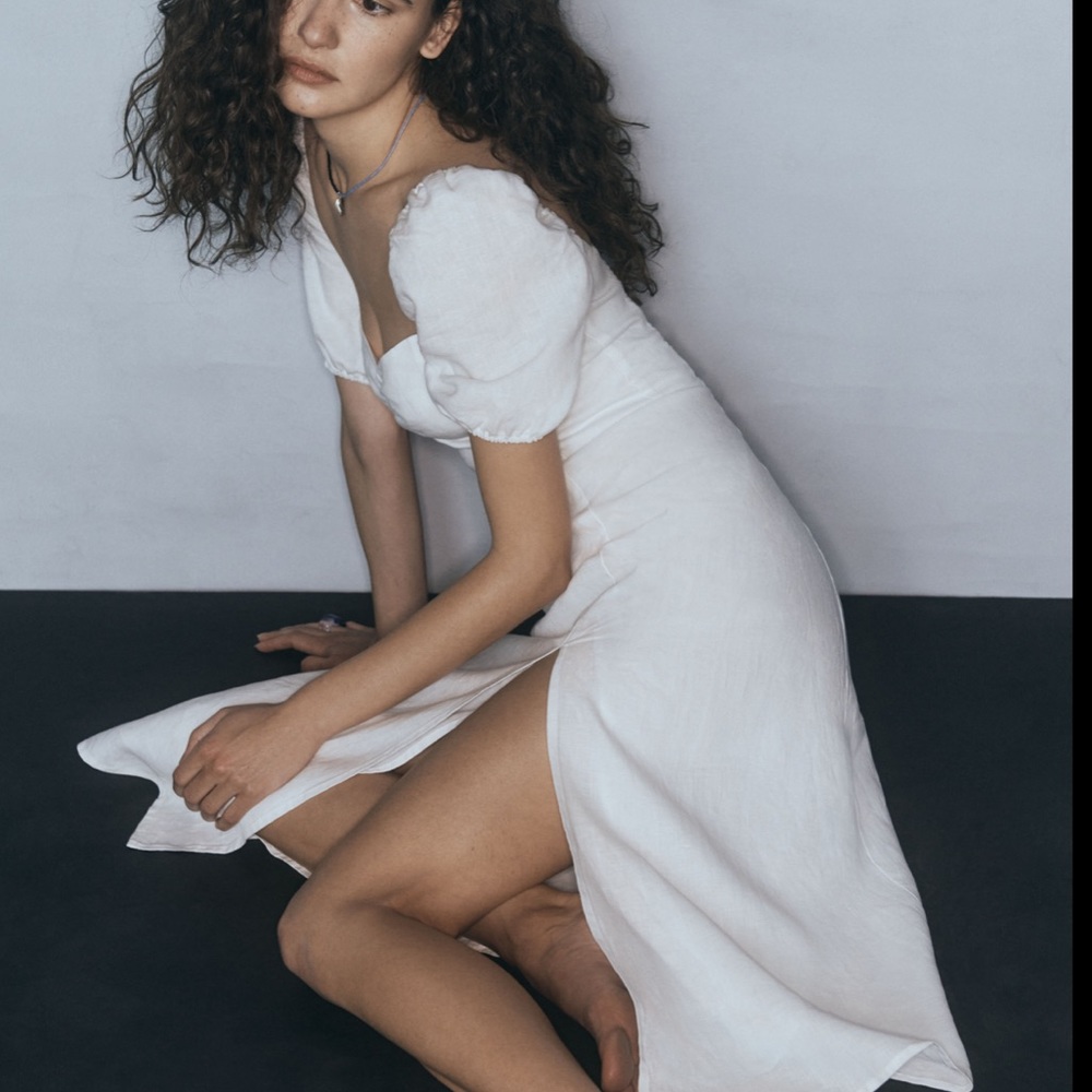 Aritzia Wilfred DAME LINEN DRESS